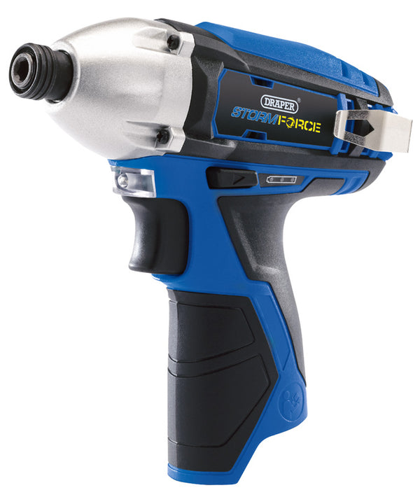 Draper Storm Force&#174; 10.8V Power Interchange Impact Driver, 1/4" Hex. (Sold Bare)