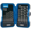Draper Masonry Drill Bit Set 15pc Kit Heavy Duty Bits In Case 18550
