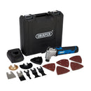 Draper Multi Tool 12V Cordless Sander Grinder Cutter Battery & Charger 19392