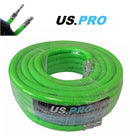 US PRO Air Hose 8MM x 15M 50ft Air Line Rubber Hose Compressor 1/4" BSP 8175