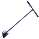 Fence Post Hole Digger Auger Hole Drill Manual Tool 127mm 5" Bore With Handle CT0976
