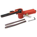 AIR BELT FILE SANDER 10MM X 330MM FINGER & 3 BELTS HEAVY DUTY 1075