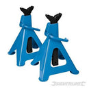 SILVERLINE AXLE STAND 3 TON 3T TONNE RATCHET ACTION STANDS 3YR WARRANTY 763620
