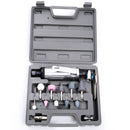 AIR DIE ANGLE GRINDER 15PC 1/4" POLISHER SANDER KIT IN CASE HEAVY DUTY AT021