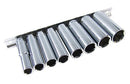 DEEP SOCKET SET 9PC 3/8" DRIVE METRIC LONG REACH 10-19MM HEAVY DUTY I6500