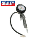 Sealey Tyre Inflator Air Line 0-175psi Pressure Gauge 1/4" BSP Connector SA302