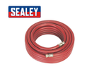 Sealey Air Hose Line 5m x 10mm 16ft Rubber Hose Compressor 1/4" BSP AHC538