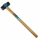 US PRO 28" 7lb Beech Wood Handle Sledge Club Lump Hammer Rubber Grip 4509
