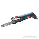 SILVERLINE BELT SANDER 260W 13MM FINGER FILE SANDING & 5 EXTRA BELTS 247820