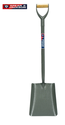 Spear & Jackson Shovel Square Mouth Builders Shovel Garden Steel No 2 2002AR