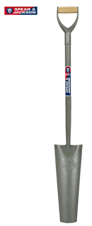 Spear & Jackson Drainage Spade Digging Trench 16" Garden Steel Shovel 2154HK