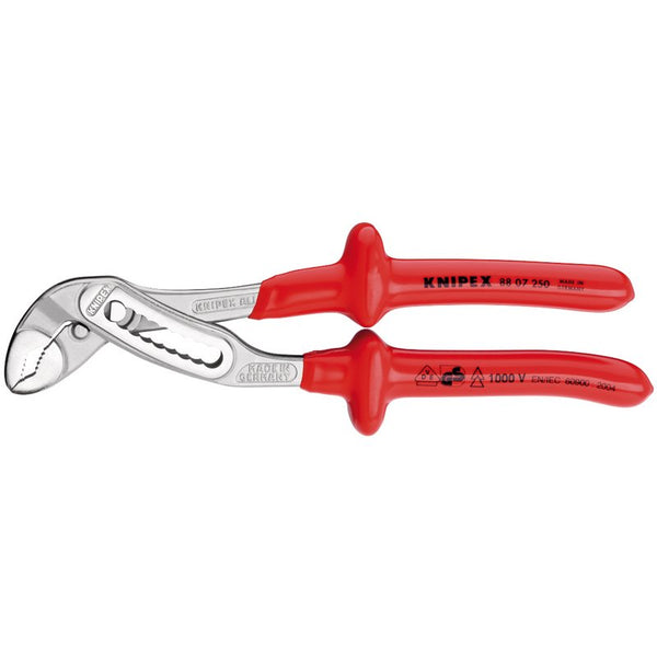 Knipex Alligator&#174; 88 07 250 Fully Insulated Waterpump Pliers, 250mm