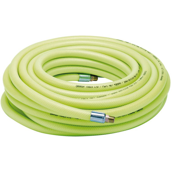 High-Vis Air Line Hose, 15.2m, 10mm Bore, 1/4" BSP