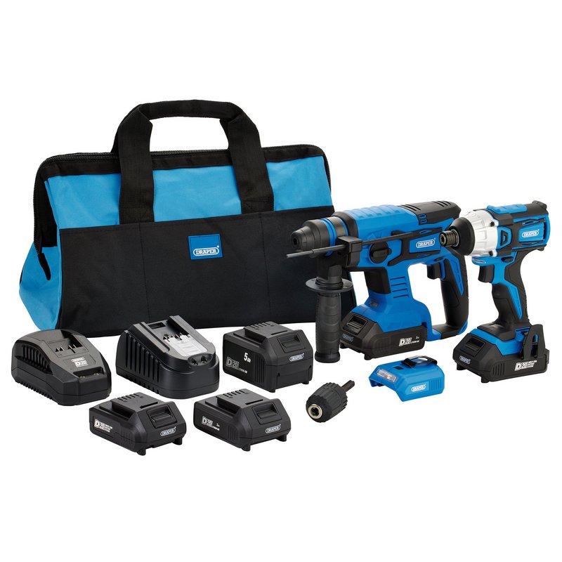 D20 20V Impact Driver and SDS+ Drill Kit