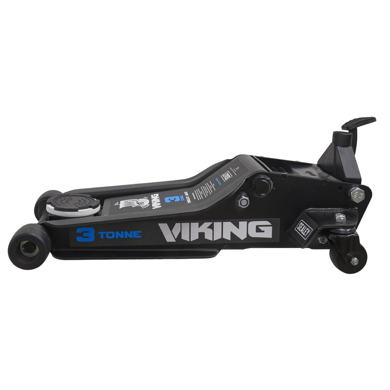 Viking Low Profile Professional Trolley Jack with Rocket Lift 3 Tonne