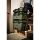 BUNKER ROLLING TOOL BOX STACKABLE 3 TIER MODULAR ORGANISER TROLLEY 9PC SET