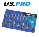 US Pro Deep Socket Set 17pc 3/8" Dr Metric Deep Socket Set 6 point 8 - 24mm 3258