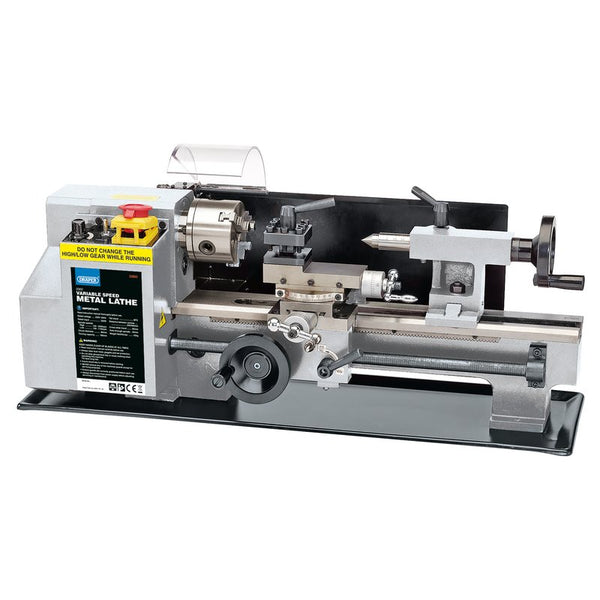 Variable Speed Metal Work Lathe, 250W