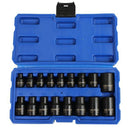US PRO E TORX IMPACT SOCKET SET 17pc E5 - E24 3/8" 1/2" STAR SOCKETS TRX 3420