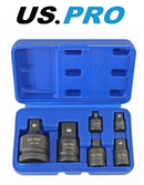 US PRO IMPACT SOCKET REDUCER ADAPTOR SET 6PC 1/4" 3/8" 1/2" 3/4" 3511