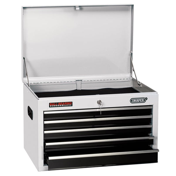 Tool Chest, 5 Drawer, 26", White