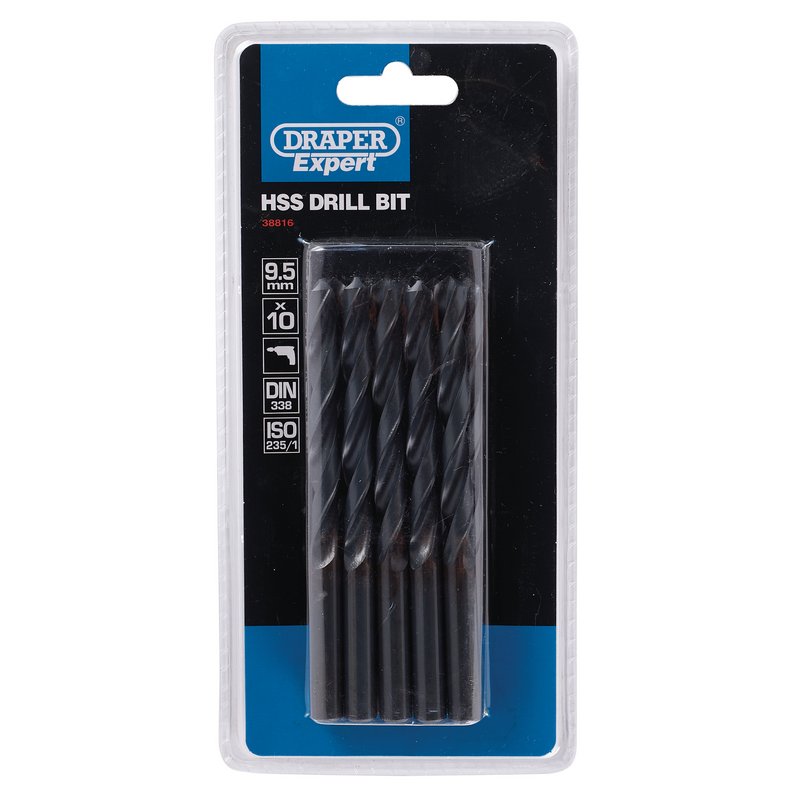 HSS Drill Bit, 9.5mm (Pack of 10)