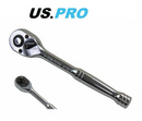 US PRO 1/4" Ratchet 72T Quick Release Reversible Socket Wrench 4152