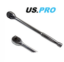 US PRO 3/8" Ratchet Extra Long 280mm 72T Quick Release 4153