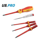 US PRO VDE Screwdriver Set 13pc Insulated Electricians Interchangeable 4631