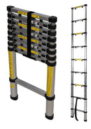 Silverline Telescopic Ladder 2.6M Heavy Duty Multi Purpose Aluminium Non-slip