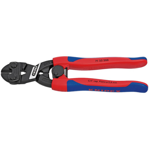 Knipex Cobolt&#174; 71 32 200SB Compact Bolt Cutters with Sprung Handle, 200mm