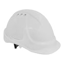 Sealey Worksafe&reg; Vented Safety Helmet - White 502W