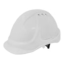 Sealey Worksafe&reg; Vented Safety Helmet - White 502W