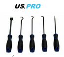 US PRO Pick & Hook Set 5PC Scraper O Ring Seal Removal Set Hook Pick 5042