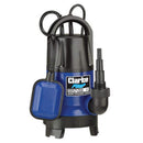 CLARKE SUBMERSIBLE WATER PUMP FLOAT CLEAN DIRTY 400W 133Lpm 5M FLOOD PUMP PSV6A