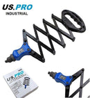 US PRO RIVET GUN 33" LAZY TONGUE TONG HAND RIVETER BLIND POP 2.4MM - 6.4MM 5455