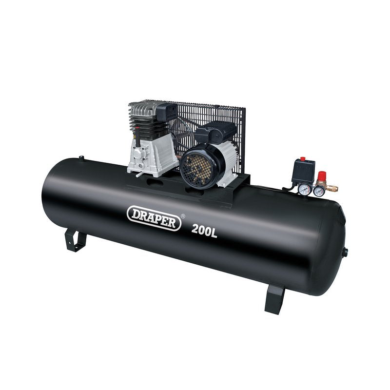 200L Belt-Driven Air Compressor without wheels, 2.2kW/3hp