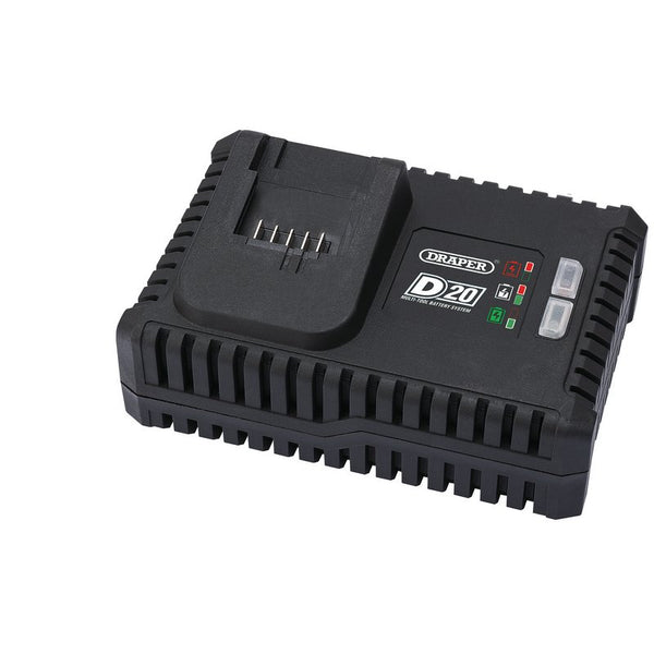 D20 20V Fast Battery Charger, 4A