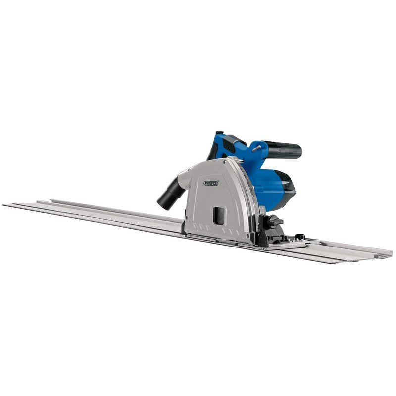 230V Plunge Saw with Guide Rails, 165mm, 1200W