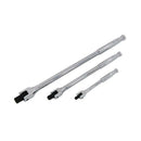 KNUCKLE BREAKER BAR 3PC 1/2" 1/4" 3/8" FLEXI HEAD RATCHET HEAVY DUTY CT5556