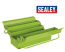Sealey Cantilever Tool Box 21" 530mm Metal 5 Tray Storage ToolBox Green AP521HV