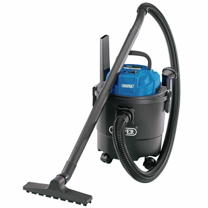 DEMO Draper Vacuum Cleaner 15L 1250W 230V Wet & Dry Car Valet Home Carpet 90107