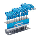 Silverline Hex Key Set 2-10mm T-Handle 10pc Allen Wrench Key Stand Metric 323710