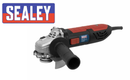 SEALEY ANGLE GRINDER 1100W 5" 125MM ELECTRIC CUTTING TOOL 230V SAG125