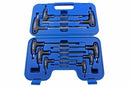 US PRO Hex Keys 9pc T Handle Hex Ball Set Allen Key 2mm - 10mm Ball End 1612