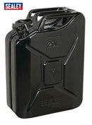 SEALEY JERRY CAN 20 LITRE 20L METAL FUEL PETROL DIESEL 20L ARMY CONTAINER JCY20B