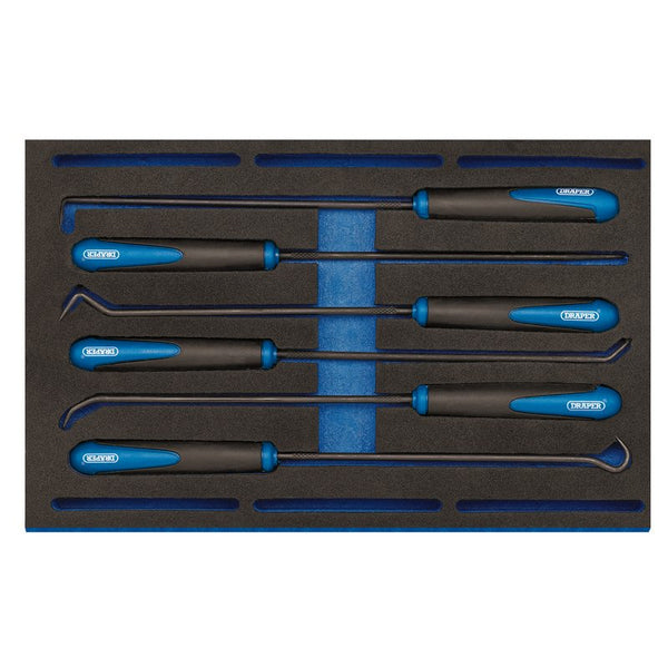 Long Reach Hook and Pick Set in 1/4 Drawer EVA Insert Tray (6 Piece)