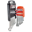 DRAPER SPANNER SET 11PC COMBINATION METRIC HI-TORQ RING & ON RACK 6-19MM 66093