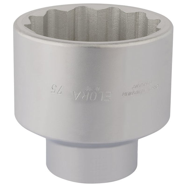 Elora Bi-Hexagon Socket, 1" Sq. Dr., 75mm