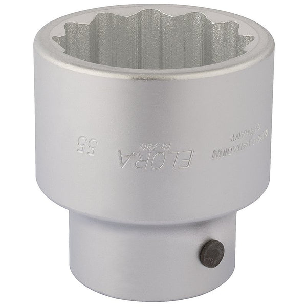 Elora Bi-Hexagon Socket, 1" Sq. Dr., 55mm